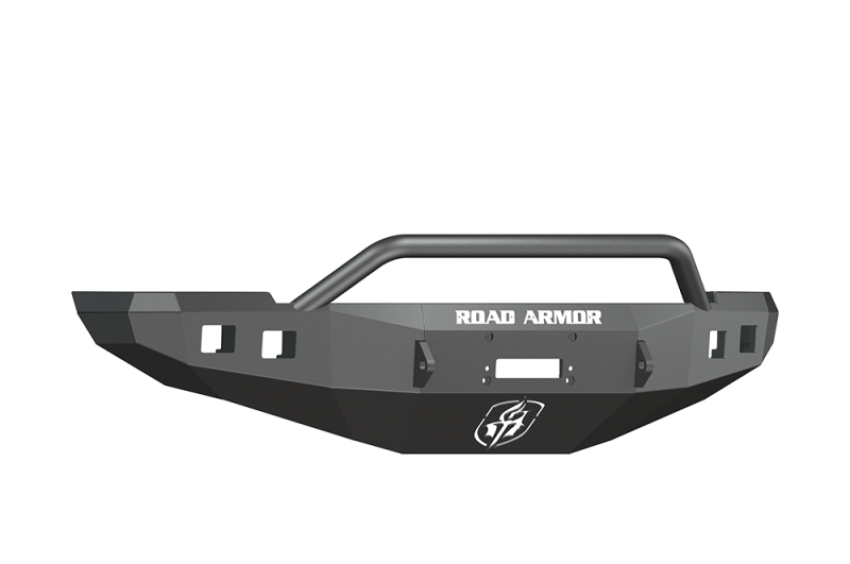 Road Armor 408R4B 10-18 Ram 2500 Stealth Front Winch Bumper w/Pre-Runner Guard - Tex Blk