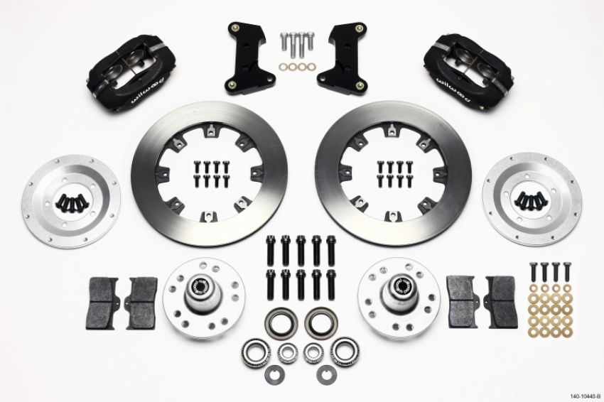 Wilwood 140-10440-B Forged Dynalite Front Kit 12.19in 74-80 Pinto/Mustang II Disc Spindle only