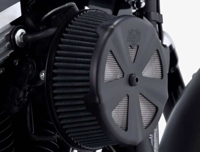 Vance and Hines 71019 Vance & Hines Black Skullcap Crown Intake Cover