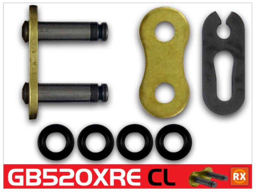 RK Chain GB520XRE-CL GB520XRE-CLIP - Gold