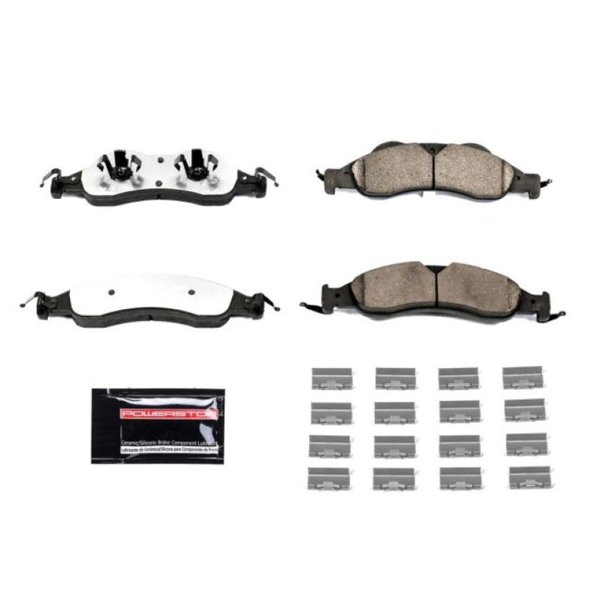 PowerStop Z36-1278 PowerStop - Z36 Truck and SUV Carbon-Fiber Ceramic Brake Pads with Hardware Kit