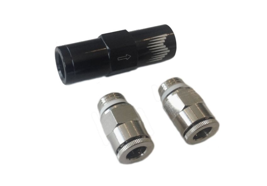 Snow Performance SNO-8CV-QC High Flow Water-Methanol Check Valve Quick-Connect Fittings