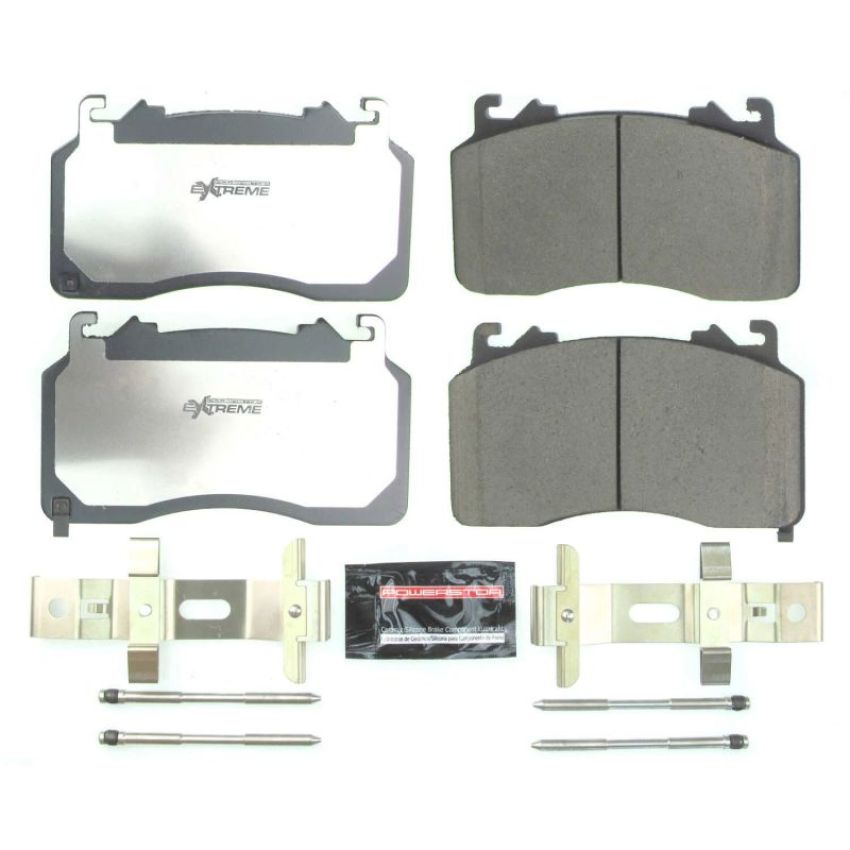 PowerStop Z26-2267 PowerStop - Z26 Performance Carbon-Fiber Ceramic Brake Pads with Hardware Kit