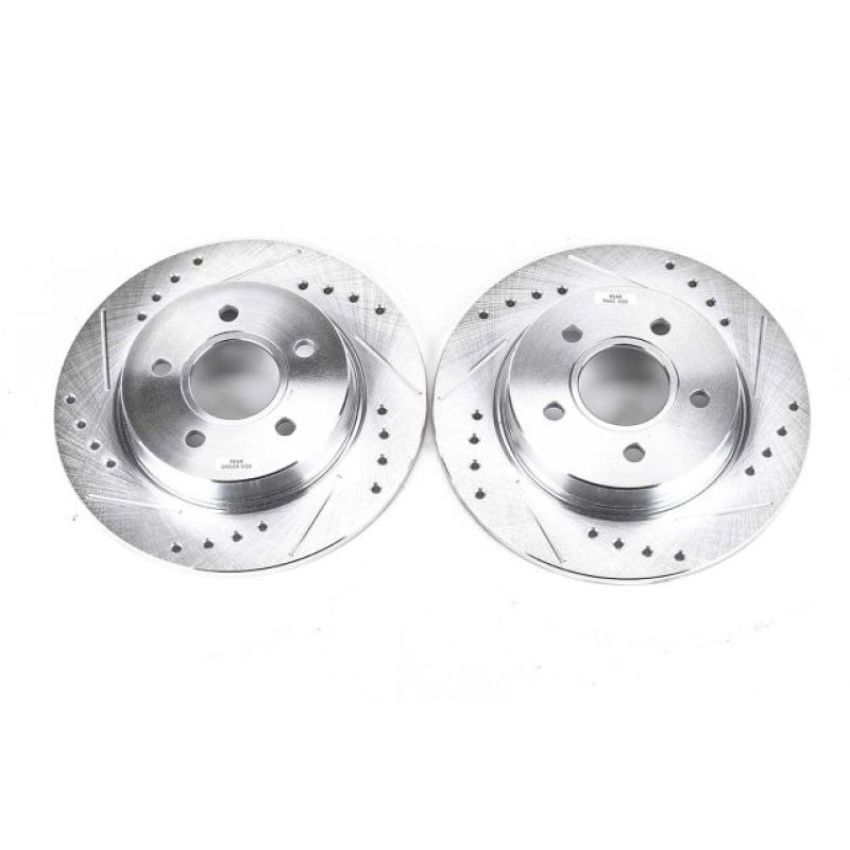 PowerStop AR85145XPR PowerStop Evolution Performance Drilled, Slotted & Plated Brake Rotor Pair