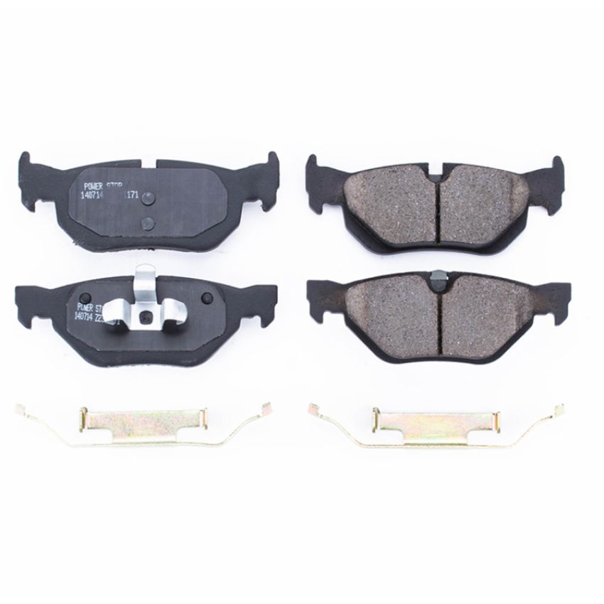 PowerStop 17-1171 PowerStop - Z17 Low-Dust Ceramic Brake Pads with Hardware