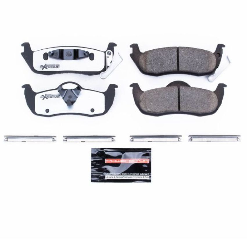 PowerStop Z26-1087 PowerStop - Z26 Performance Carbon-Fiber Ceramic Brake Pads with Hardware Kit