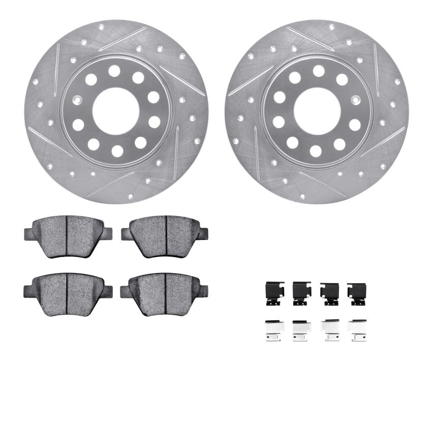 Dynamic Friction 7512-74062 Rotor Kit