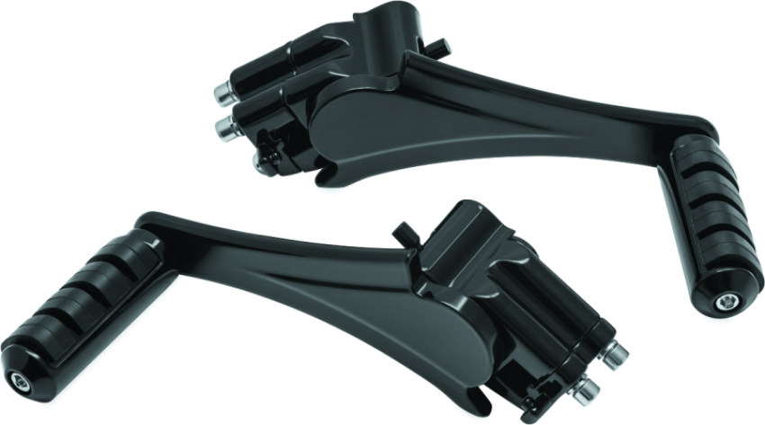 Kuryakyn 7059 Adjustable Passenger Pegs With Small ISO Pegs Black