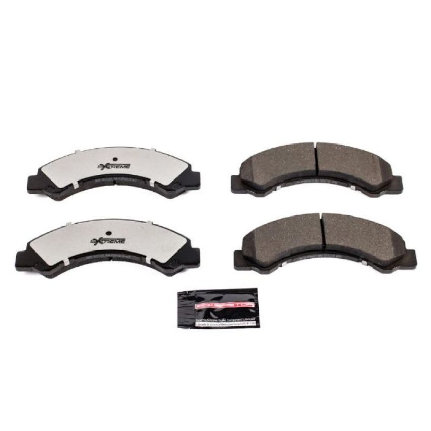 PowerStop Z36-825 PowerStop - Z36 Truck and SUV Carbon-Fiber Ceramic Brake Pads with Hardware Kit