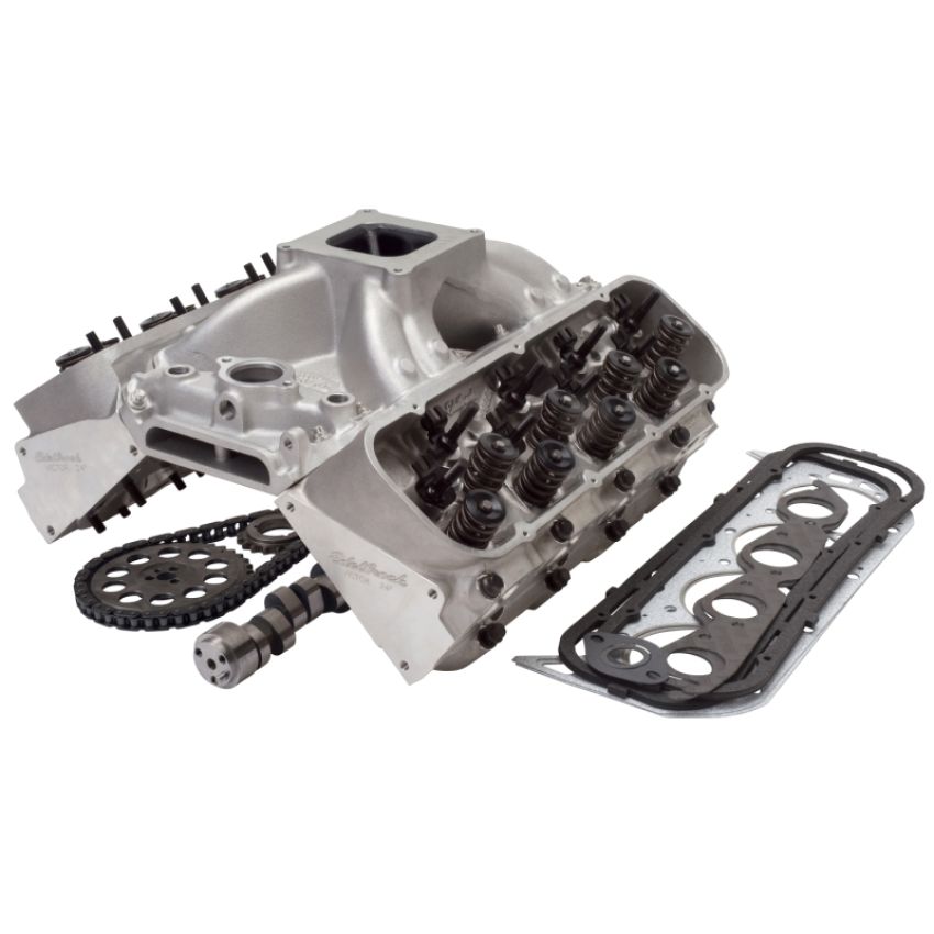 Edelbrock 2094 Power Package Top End Kit BBC 502 CI Hydraulic Roller Camshaft 600+ Hp