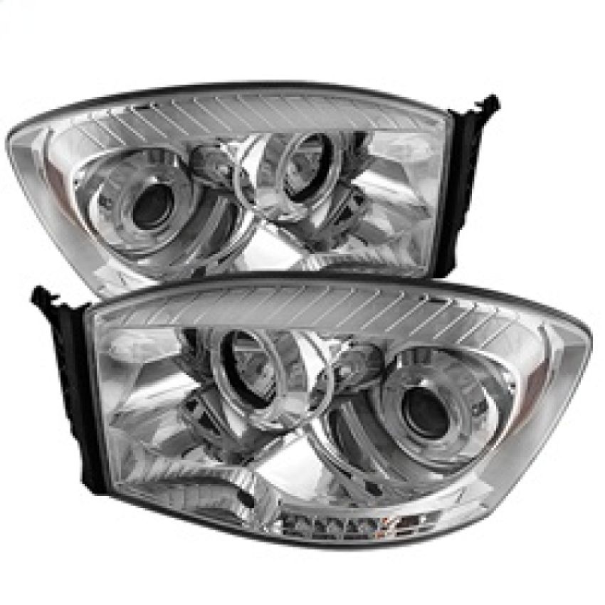 SPYDER 5010018 Projector Headlights - LED Halo - Chrome