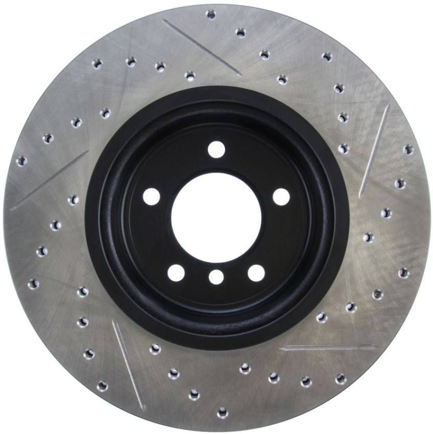Stoptech 127.34104R Slotted & Drilled Sport Brake Rotor