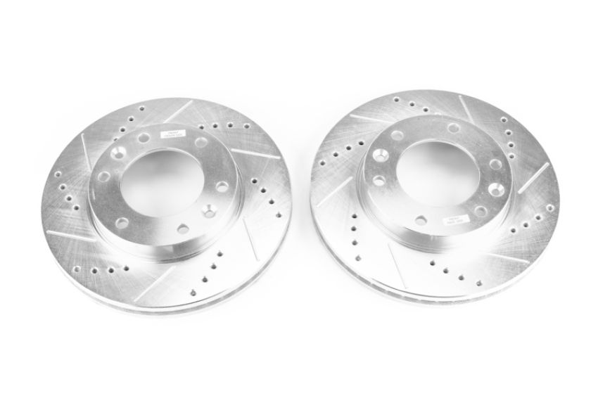 PowerStop JBR1322XPR PowerStop Evolution Performance Drilled, Slotted & Plated Brake Rotor Pair
