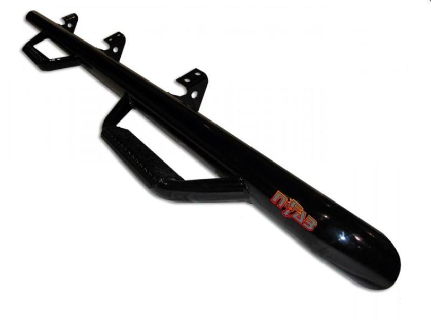 N-Fab F9284CC Nerf Step 87-97 Ford F-250/350 Crew Cab - Gloss Black - Cab Length - 3in