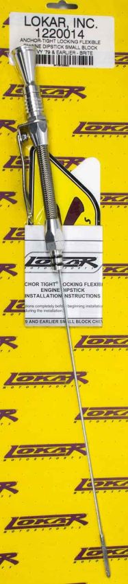 LOKAR LOK1220014 Anchor Tight Locking Oil Dipstick SBC 79-down
