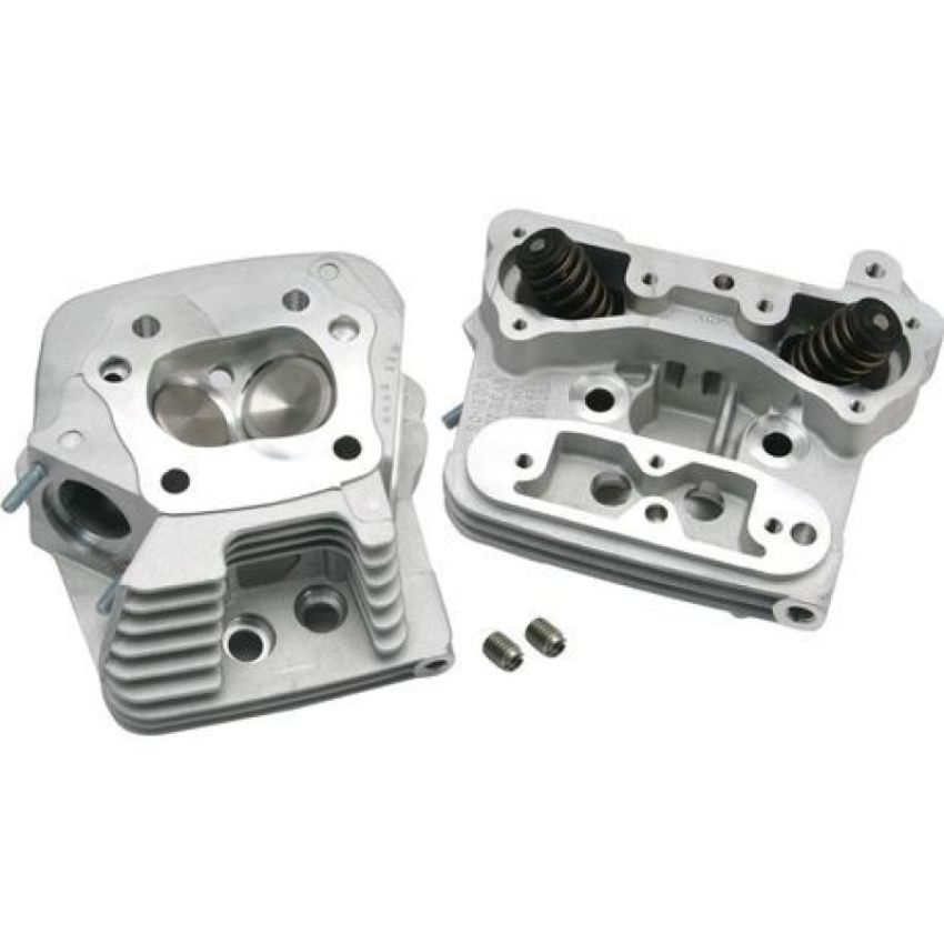 S&S Cycle 106-6059 84-99 Performance Replacement Low Compression 76cc Cylinder Heads - Natural