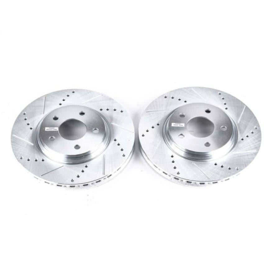 PowerStop AR8293XPR PowerStop Evolution Performance Drilled, Slotted & Plated Brake Rotor Pair