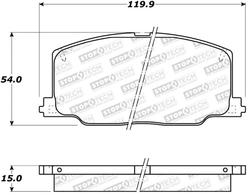Stoptech 308.03560 Street Brake Pads