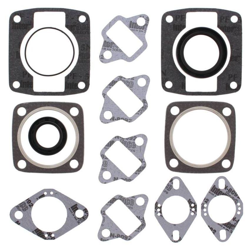 Vertex Pistons 711018E Vertex Gaskets  Jlo-cuyuna 399/2 4 Bolt Head Electric FC/2 Complete Gasket Kit w/ Oil Seals