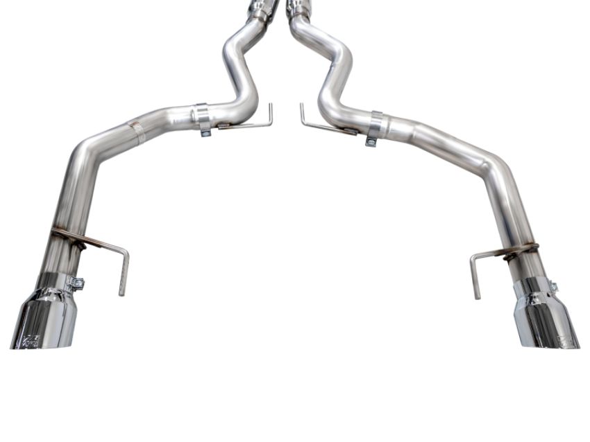 AWE Tuning 3020-32650 AWE 2024 Ford Mustang GT Fastback S650 RWD Track Edition Catback Exhaust w/ Dual Chrome Silver Tips