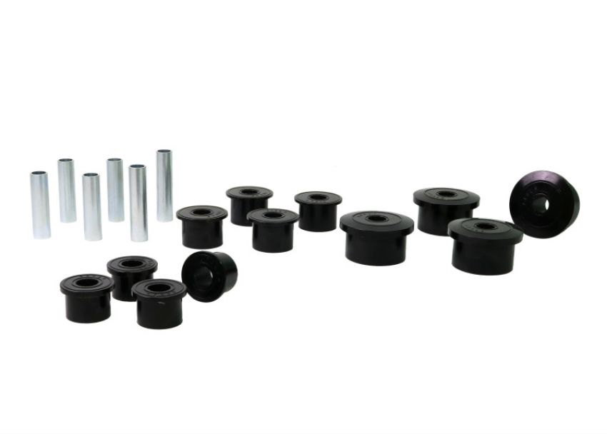 Whiteline W73819 1986-1999 Jeep Cherokee Spring - Eye Front/Rear And Shackle Bushing