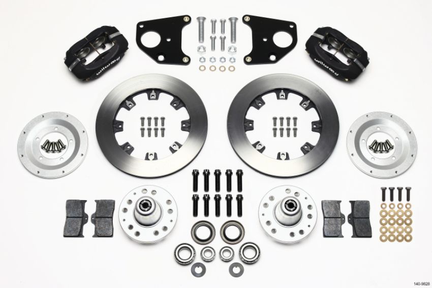 Wilwood 140-9828 Forged Dynalite Front Kit 12.19in 62-72 CDP B & E Body-Drum