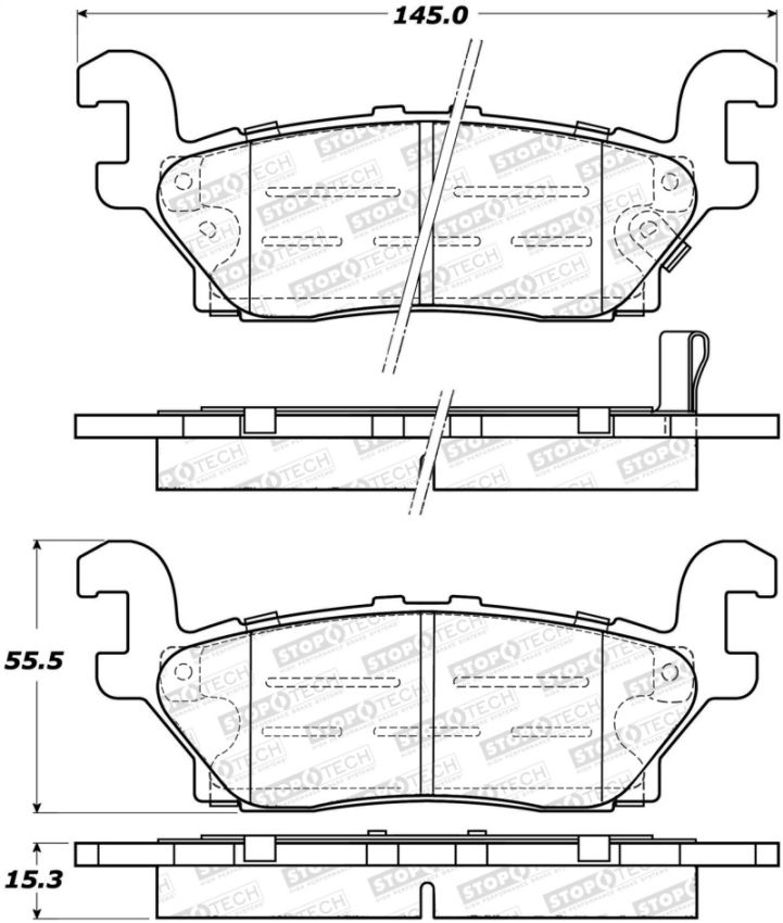 Stoptech 308.11200 Street Brake Pads
