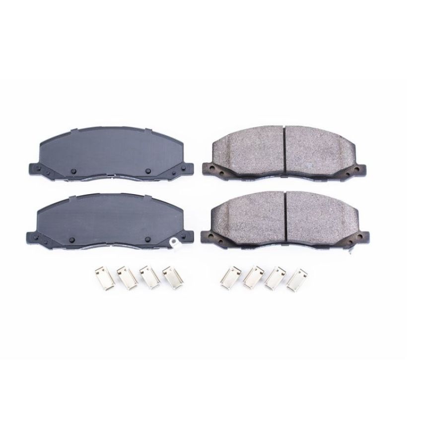 PowerStop 17-1558 PowerStop - Z17 Low-Dust Ceramic Brake Pads with Hardware