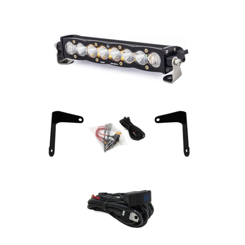 Baja Designs 447037 S8 10 Inch Shock Mount Light Bar Kit