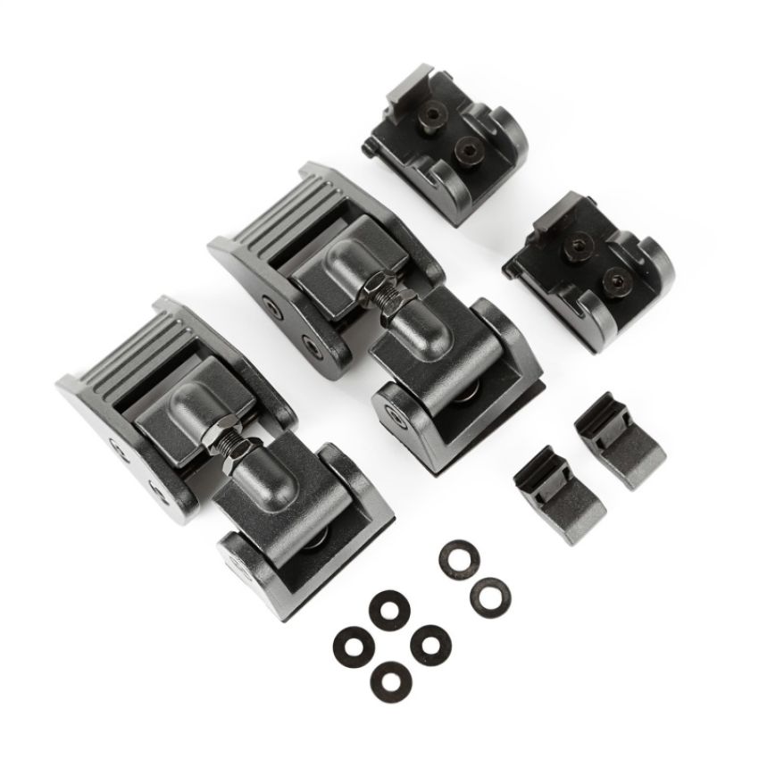 Hood Latches Textured Bl ack 18- Jeep Wrangler JL