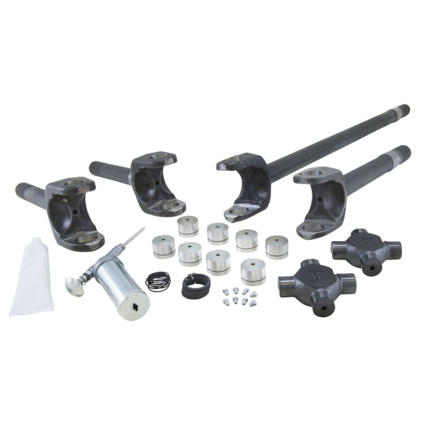 Yukon Gear & Axle ZA W26020 USA Standard 4340 Chrome-Moly Replacement Axle Kit For 88-98 Ford 60 Front w/Super Joints