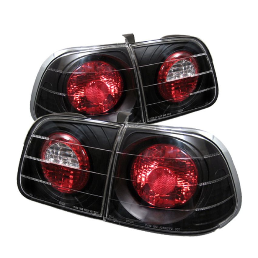 SPYDER 5005076 Euro Style Tail Lights - Black