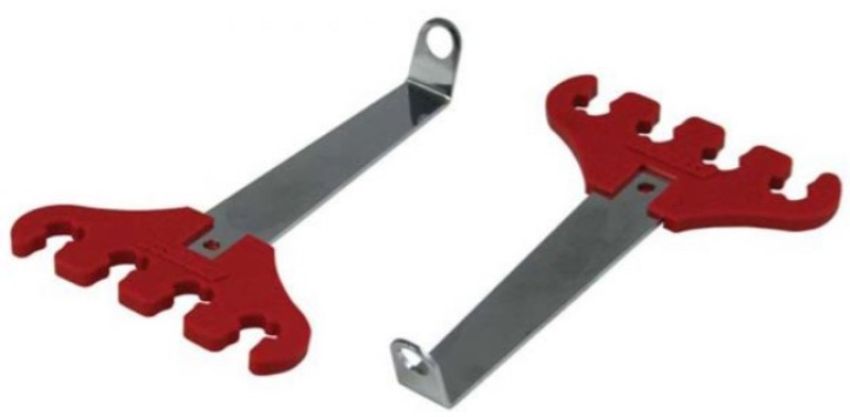 MOROSO MOR72181 Four Hole Wire Looms Red