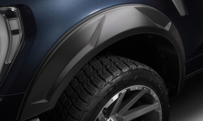 Husky Liners 2804984 19-21 Chevrolet Silverado 1500 DRT Style Fender Flares (Smooth) 4pc - Blk