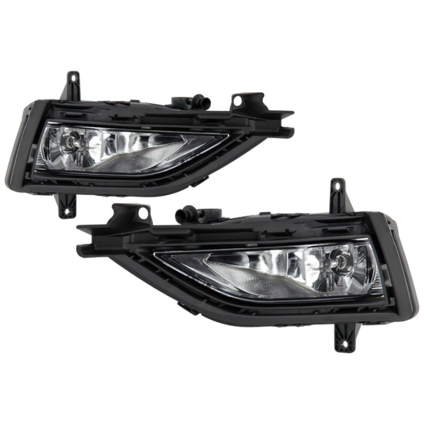 SPYDER 5087157 OEM Style Fog Lights W/Universal Switch - Clear