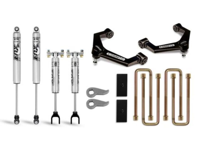 Cognito 110-P0883 20-24 Chevy Silv/Sierra 2500/3500HD 2/4WD 3in Perf Ball Joint Lvl Lift Kit w/ Fox PS 2.0 IFP