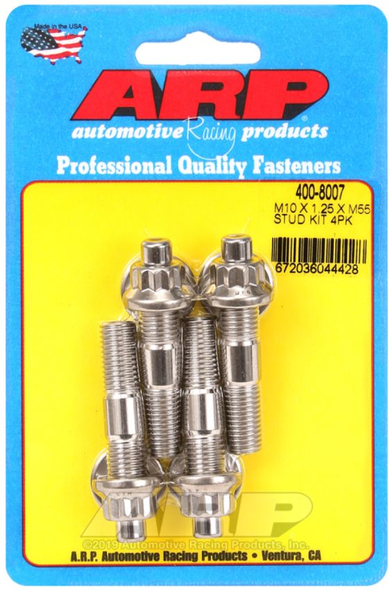 ARP ARP400-8007 Stud Kit - Broached 4pk 10mm x 1.25 x 55mm
