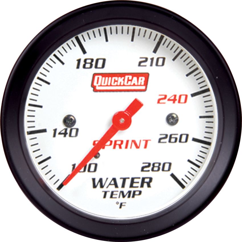 QUICKCAR RACING PRODUCTS QRP611-6005 Water Temp Gauge- Sprint