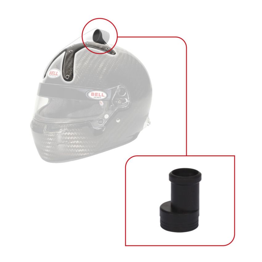 BELL HELMETS BEL2070139 Air Inlet Top 10 Hole Clear V.10 Nozzle