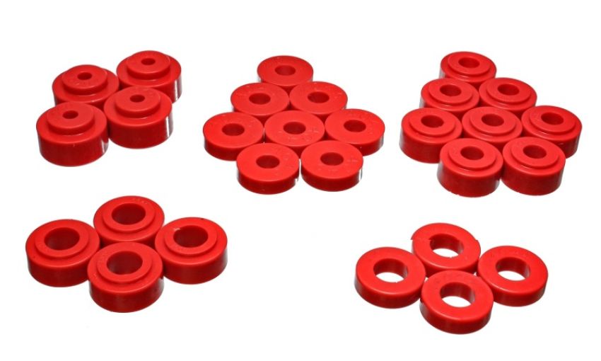 Energy Suspension 3.4114R Gm Body Mount Set - Red