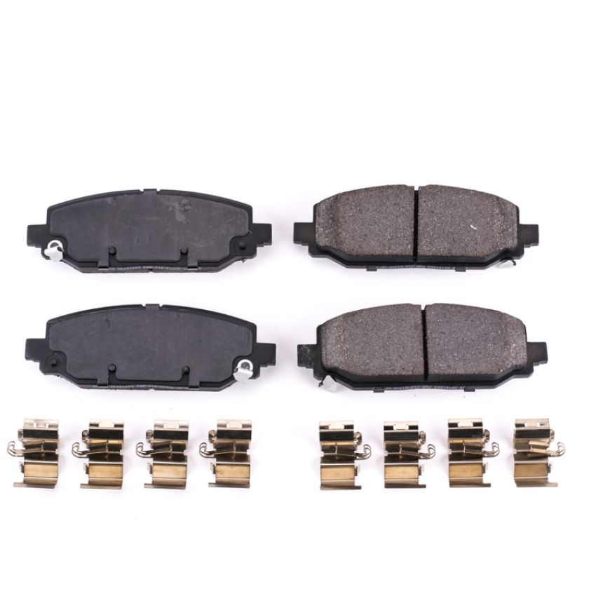 PowerStop 17-6004 PowerStop - Z17 Low-Dust Ceramic Brake Pads with Hardware