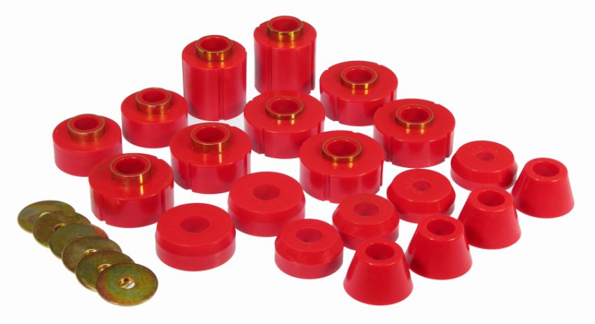 Prothane 6-108 80-96 Ford F100/350 2/4wd Body Mount - Red
