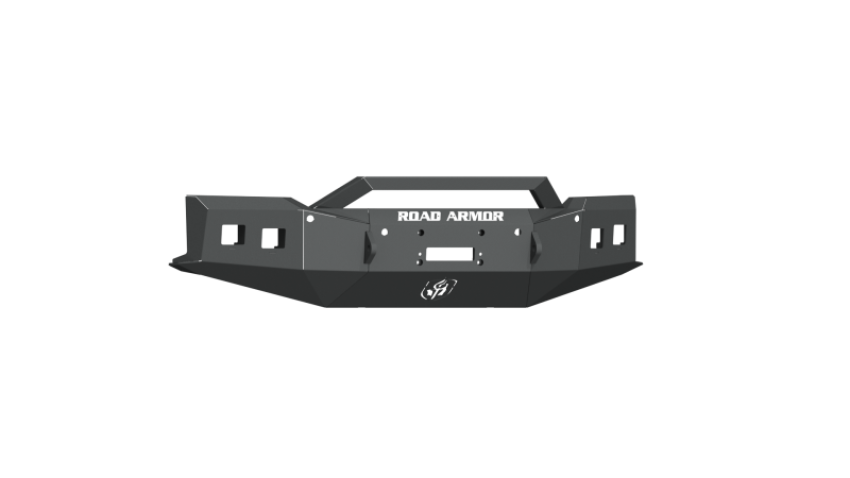 Road Armor 3191F3B 19-20 Chevy 1500 Stealth Front Winch Bumper w/Pre-Runner Guard - Tex Blk
