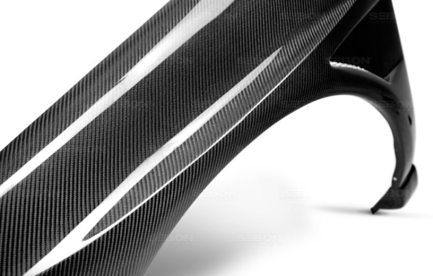 Seibon FF0405SBIMP 04-05 Subaru WRX/STi 10mm Wider Carbon Fiber Fenders