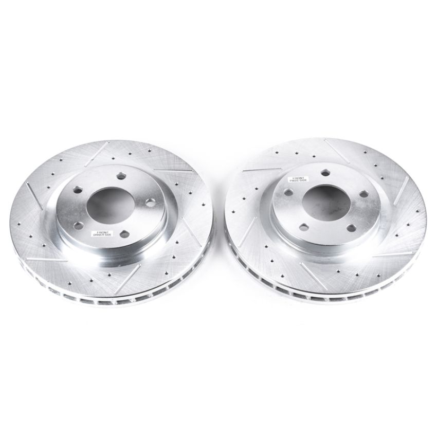 PowerStop AR8369XPR PowerStop Evolution Performance Drilled, Slotted & Plated Brake Rotor Pair