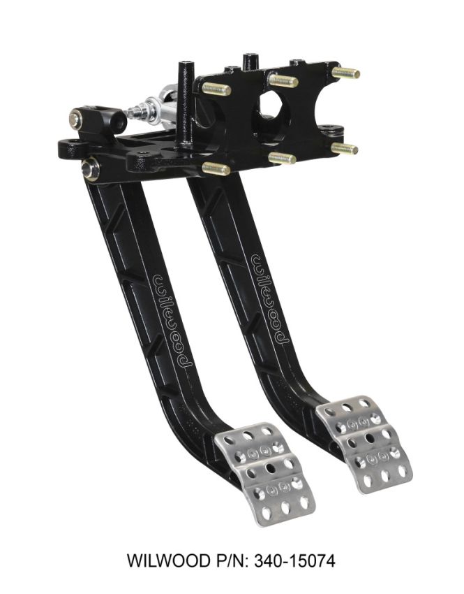 Wilwood 340-15074 Adjustable-Trubar Dual Pedal - Brake / Clutch - Rev. Swing Mount - 6.25:1