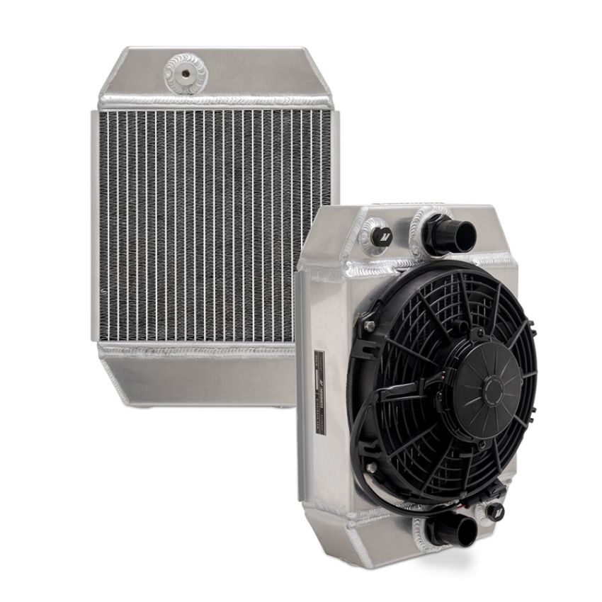 Mishimoto MMRAD-UNI-DRGN Universal Drag Race Performance Aluminum Radiator - Natural
