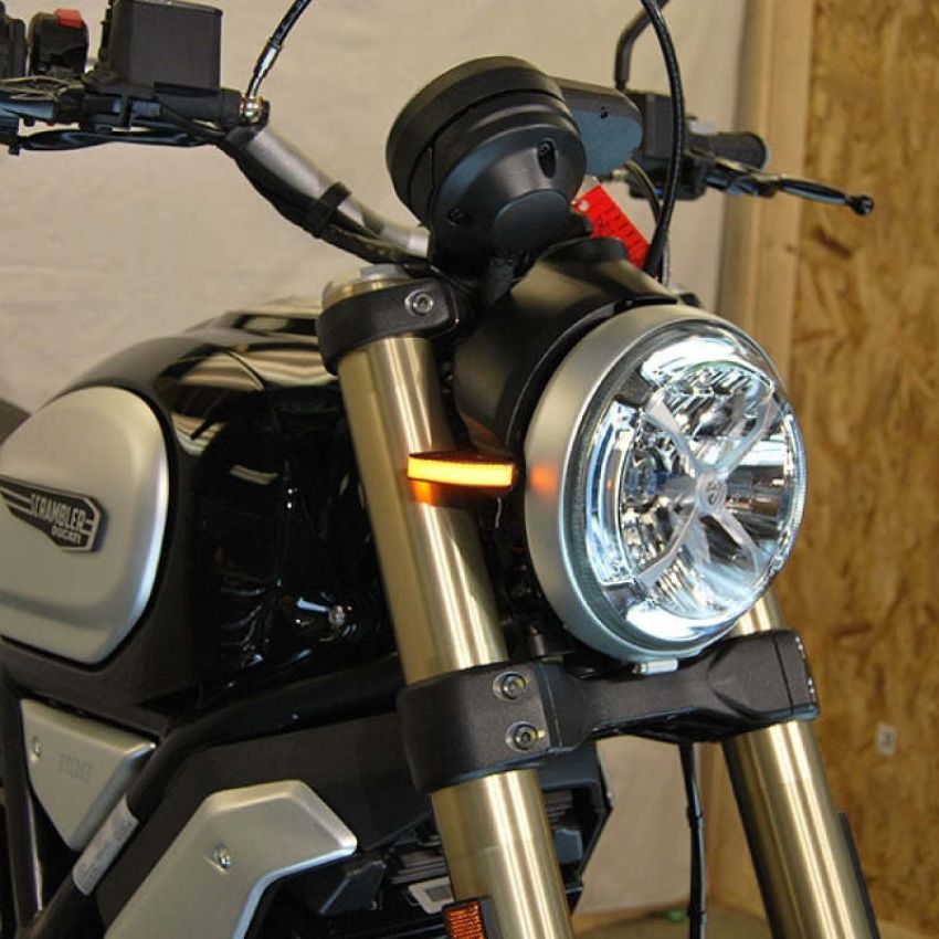 New Rage Cycles S1100-FB 18+ Ducati Scrambler 1100 Front Turn Signals