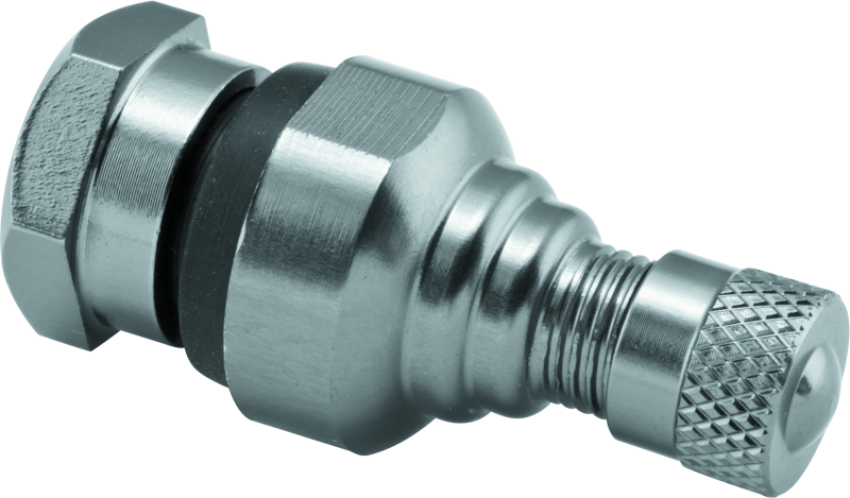 BikeMaster 151974 Valve Stem Aluminum 11.3mm Pair Titanium