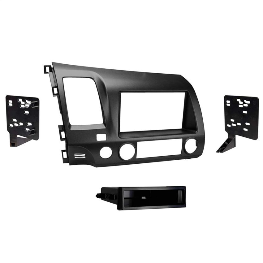Metra 99-7816G DIN/DDIN Install Kit for Honda Civic 2006-2011, Gray